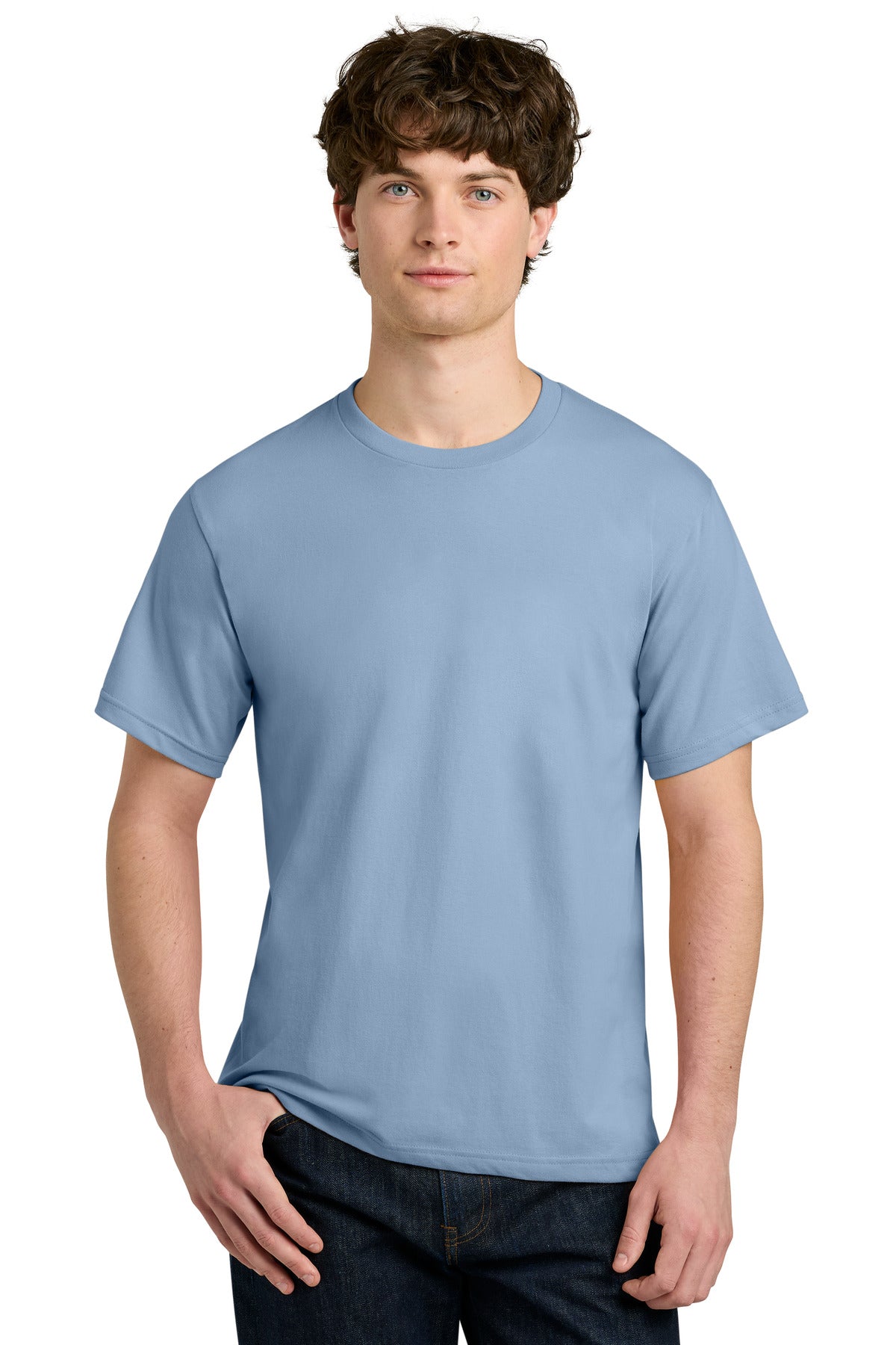 Next Level Apparel Ideal Jersey Tee NL1810 in Stonewash Denim
