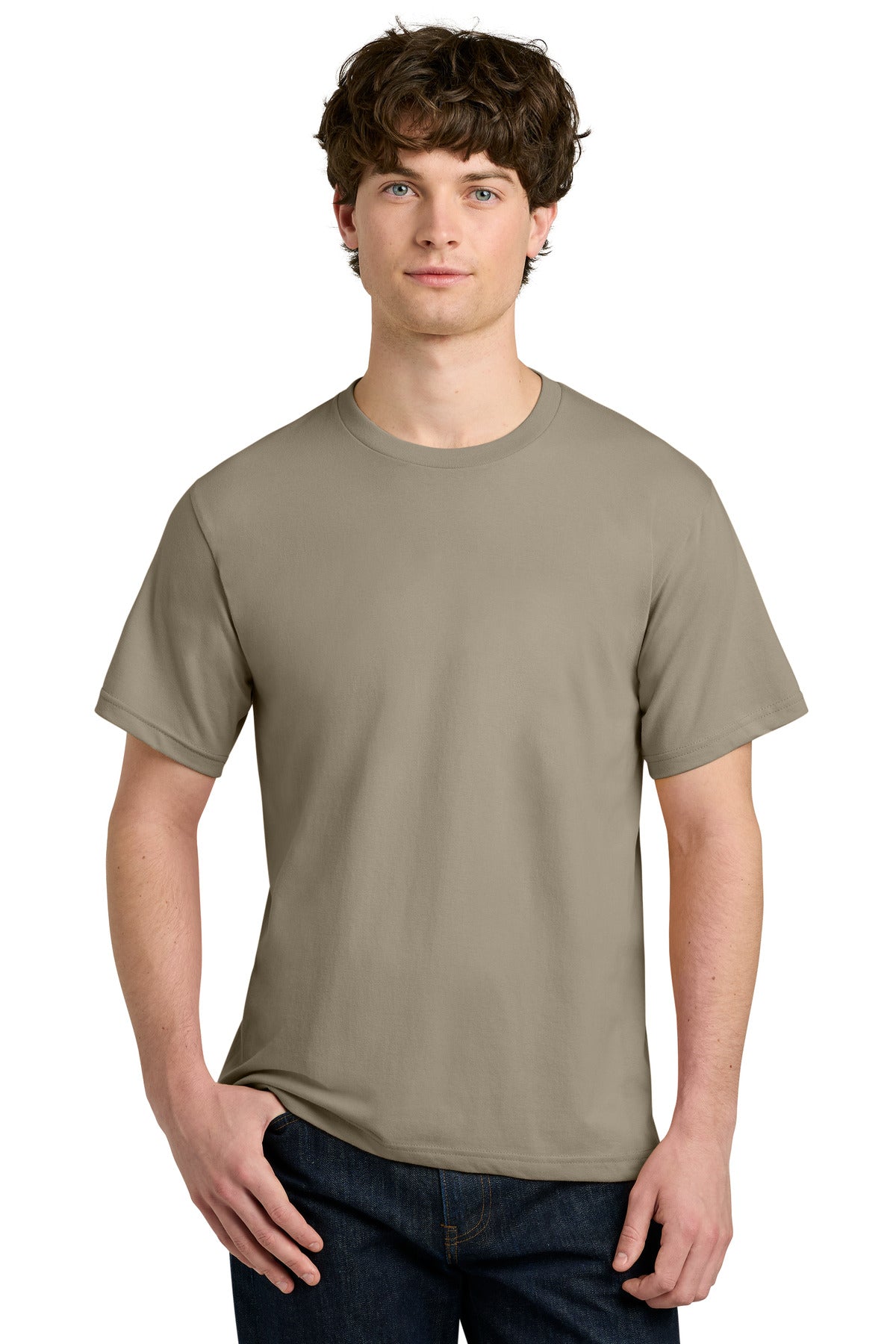 Next Level Apparel Ideal Jersey Tee NL1810 in Tan