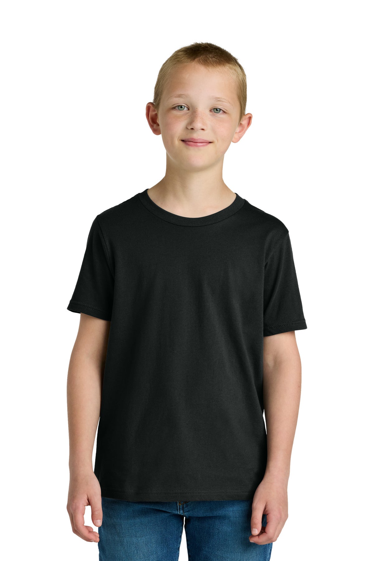 Next Level Apparel Youth Cotton Tee NL3310 in Black