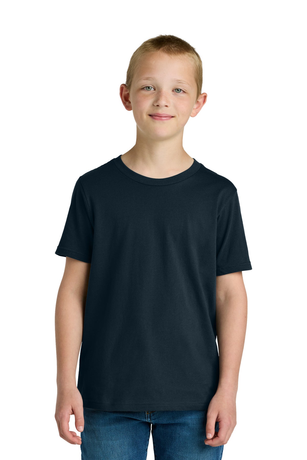 Next Level Apparel Youth Cotton Tee NL3310 in Midnight Navy