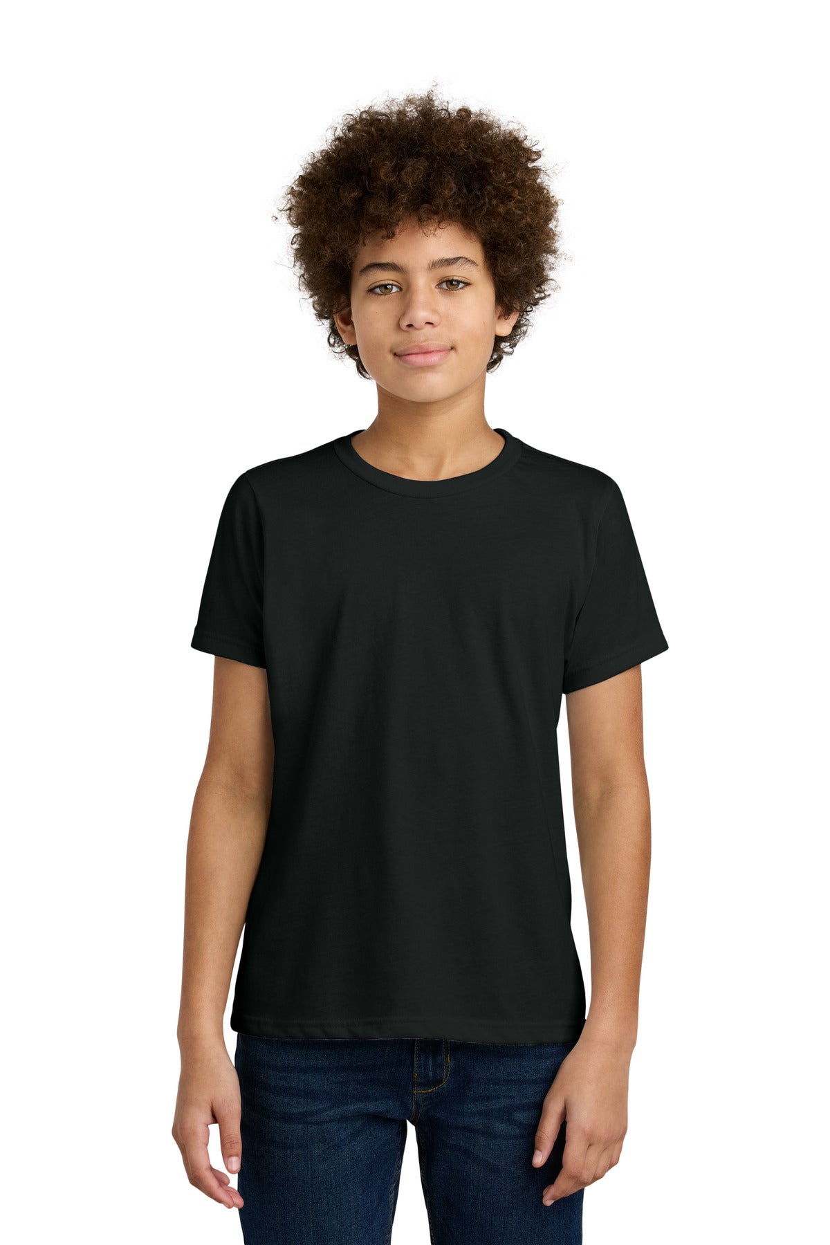 Next Level Apparel Youth CVC Tee NL3312 in Black