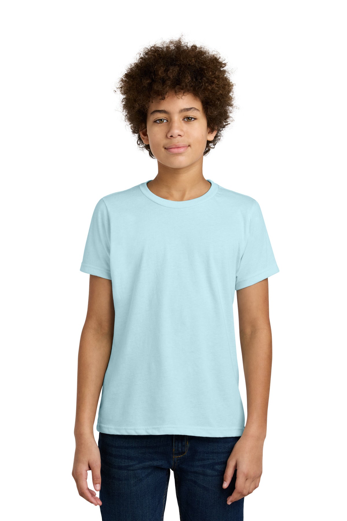 Next Level Apparel Youth CVC Tee NL3312 in Ice Blue