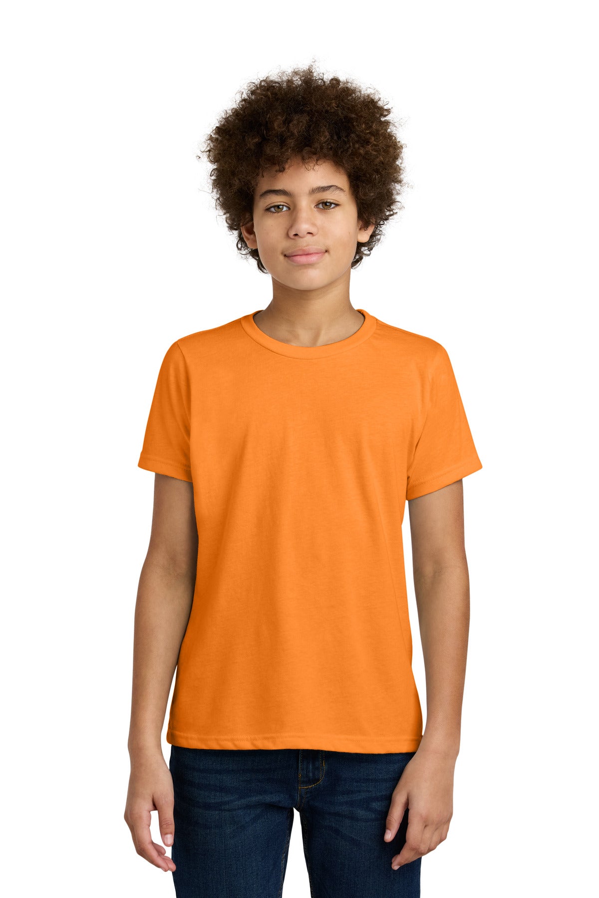 Next Level Apparel Youth CVC Tee NL3312 in Orange