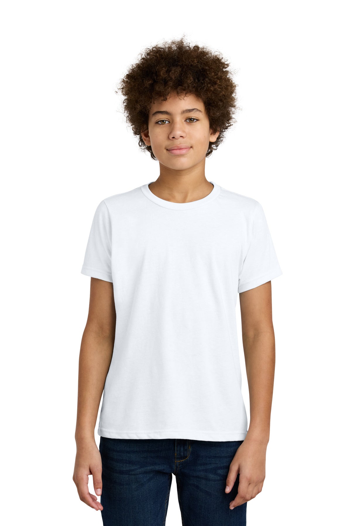 Next Level Apparel Youth CVC Tee NL3312 in White