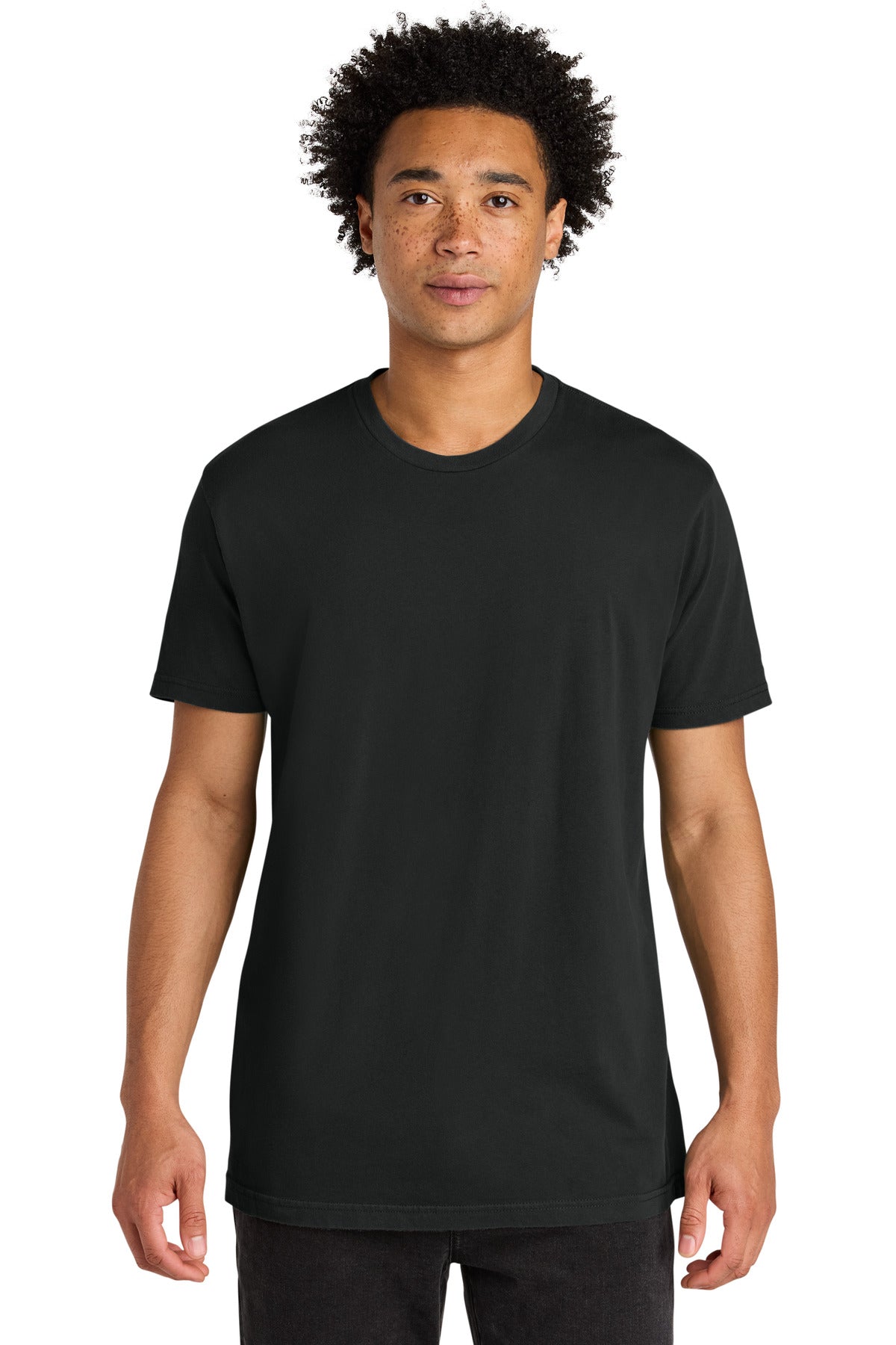 Next Level Apparel Soft Wash Cotton Tee NL3600SW in Washed Black