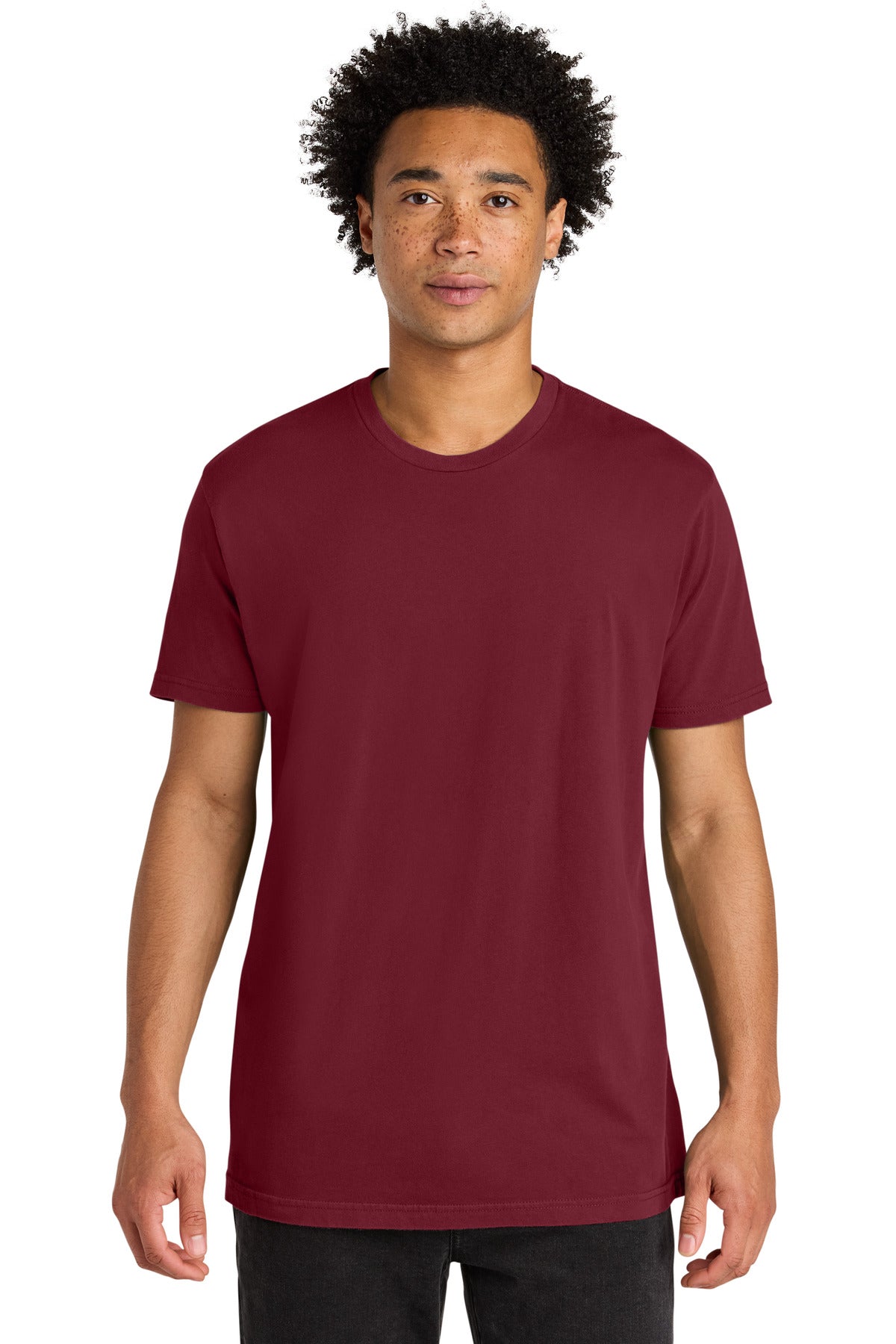 Next Level Apparel Soft Wash Cotton Tee NL3600SW in Washed Cardinal