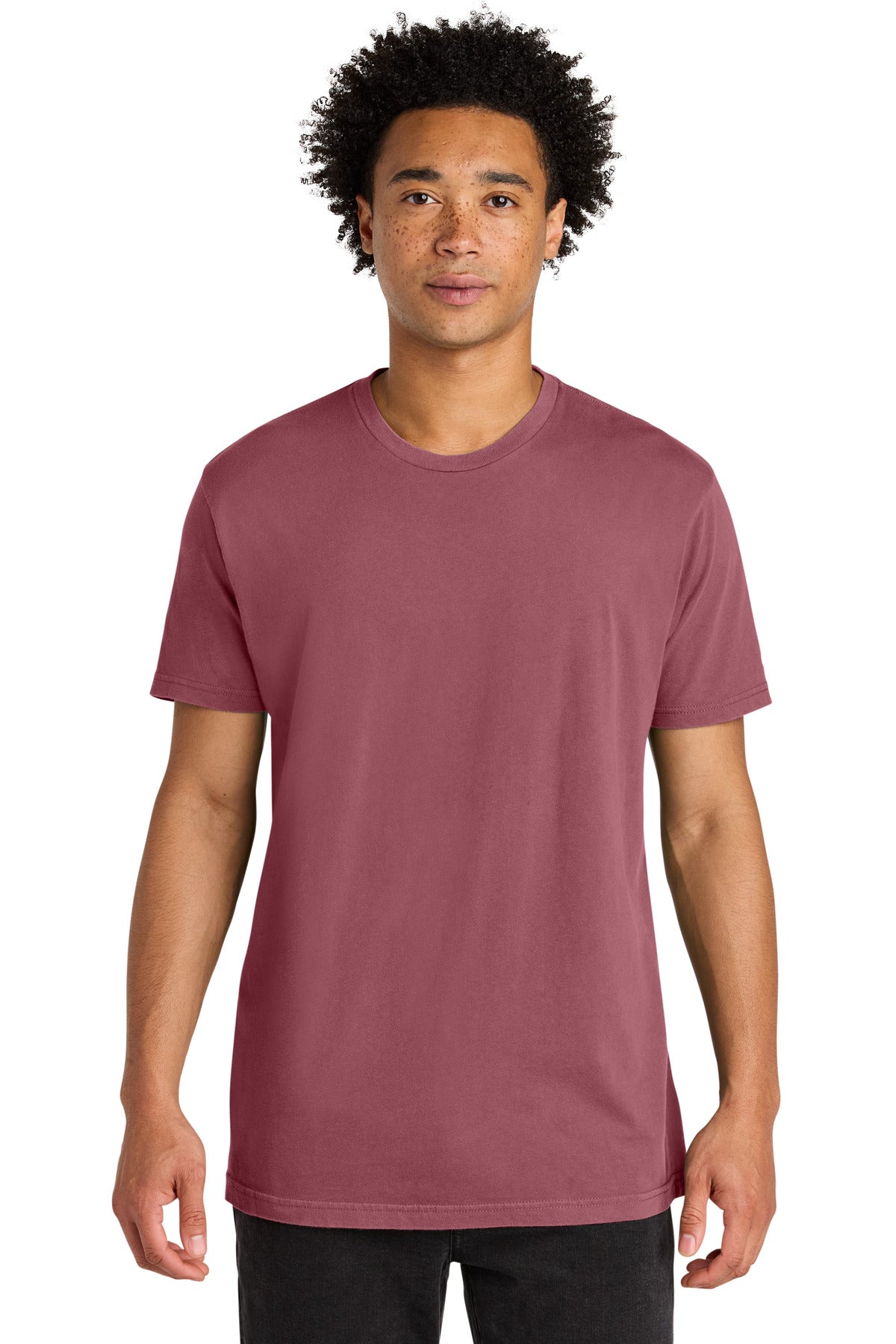 Next Level Apparel Soft Wash Cotton Tee NL3600SW in Washed Mauve