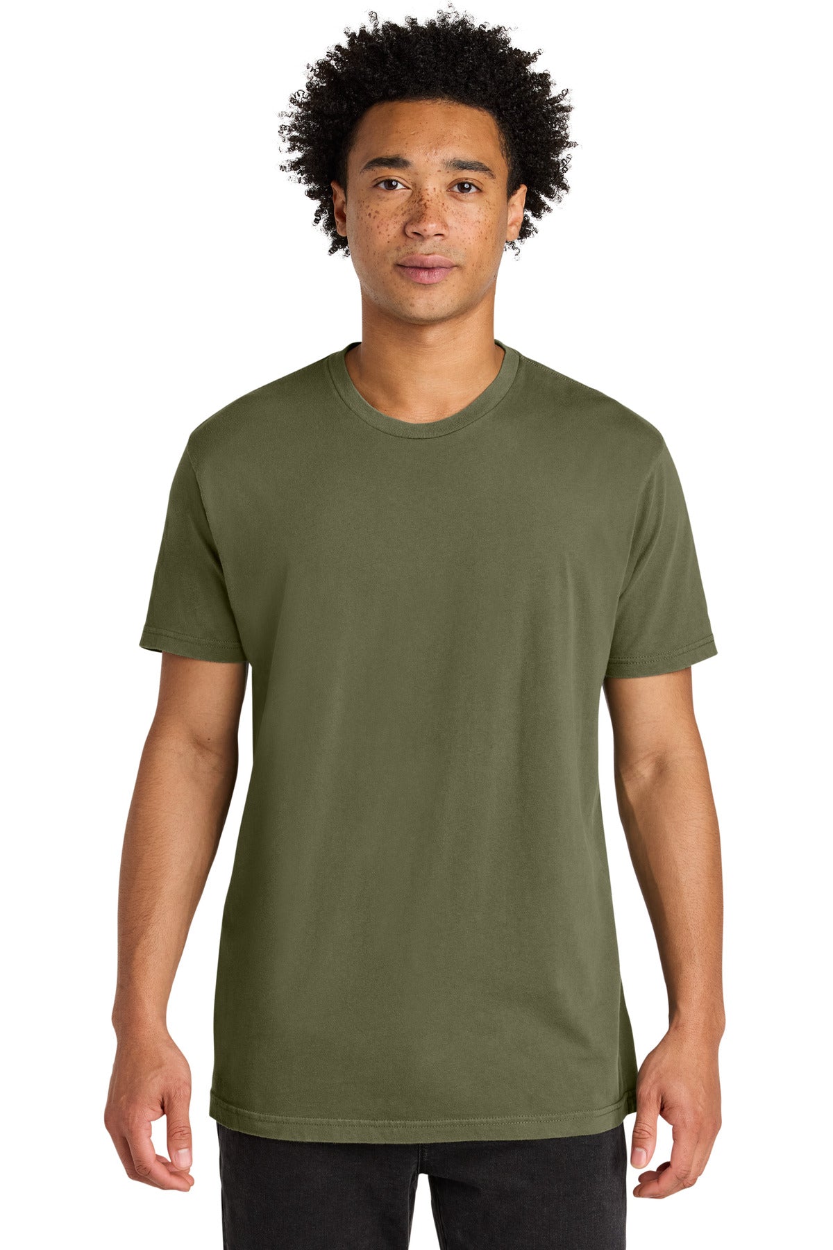 Next Level Apparel Soft Wash Cotton Tee NL3600SW in Washed Military Green