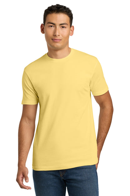 Next Level Apparel Adult Cotton Tee. NL3600 in Banana Cream