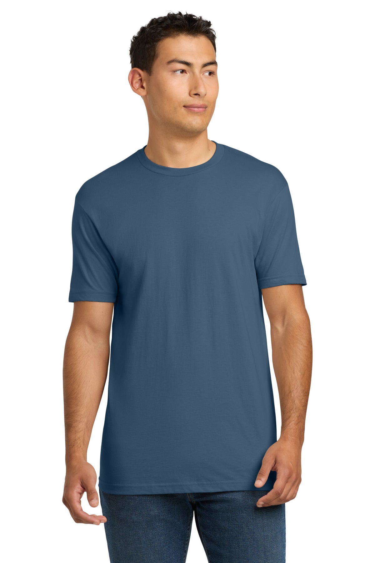 Next Level Apparel Adult Cotton Tee. NL3600 in Blue Jean