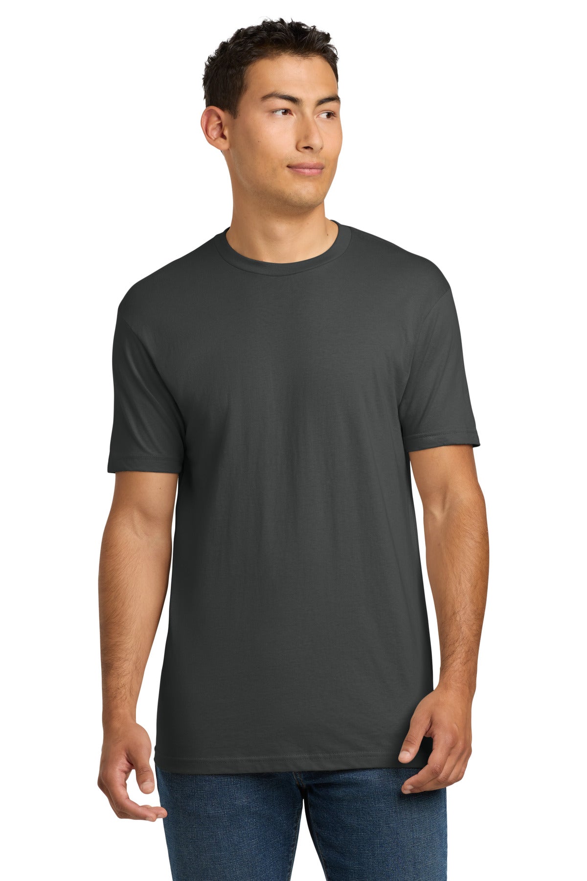 Next Level Apparel Adult Cotton Tee. NL3600 in Heavy Metal