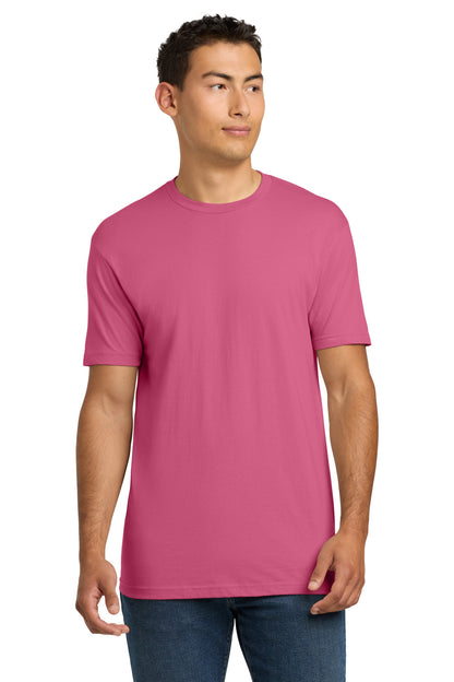 Next Level Apparel Adult Cotton Tee. NL3600 in Hot Pink