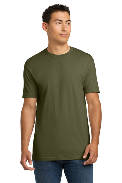 Next Level Apparel Adult Cotton Tee. NL3600 in Military Green