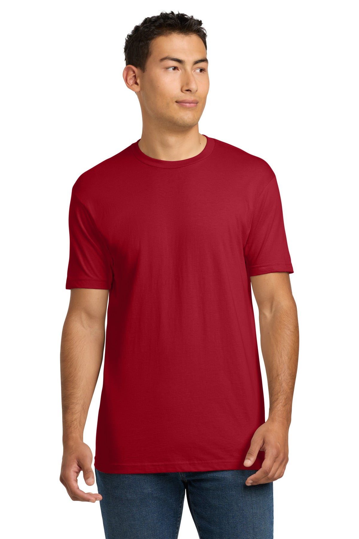 Next Level Apparel Adult Cotton Tee. NL3600 in Red