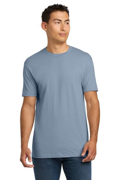 Next Level Apparel Adult Cotton Tee. NL3600 in Stonewash Denim
