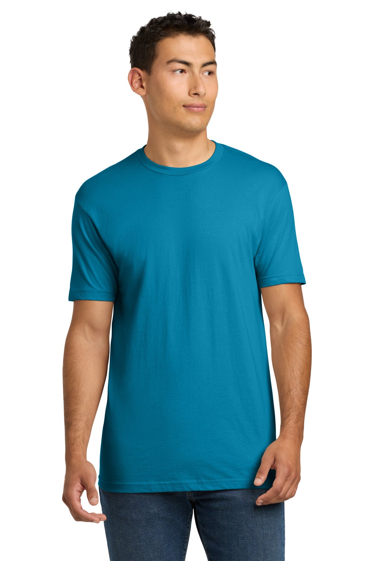 Next Level Apparel Adult Cotton Tee. NL3600 in Turquoise