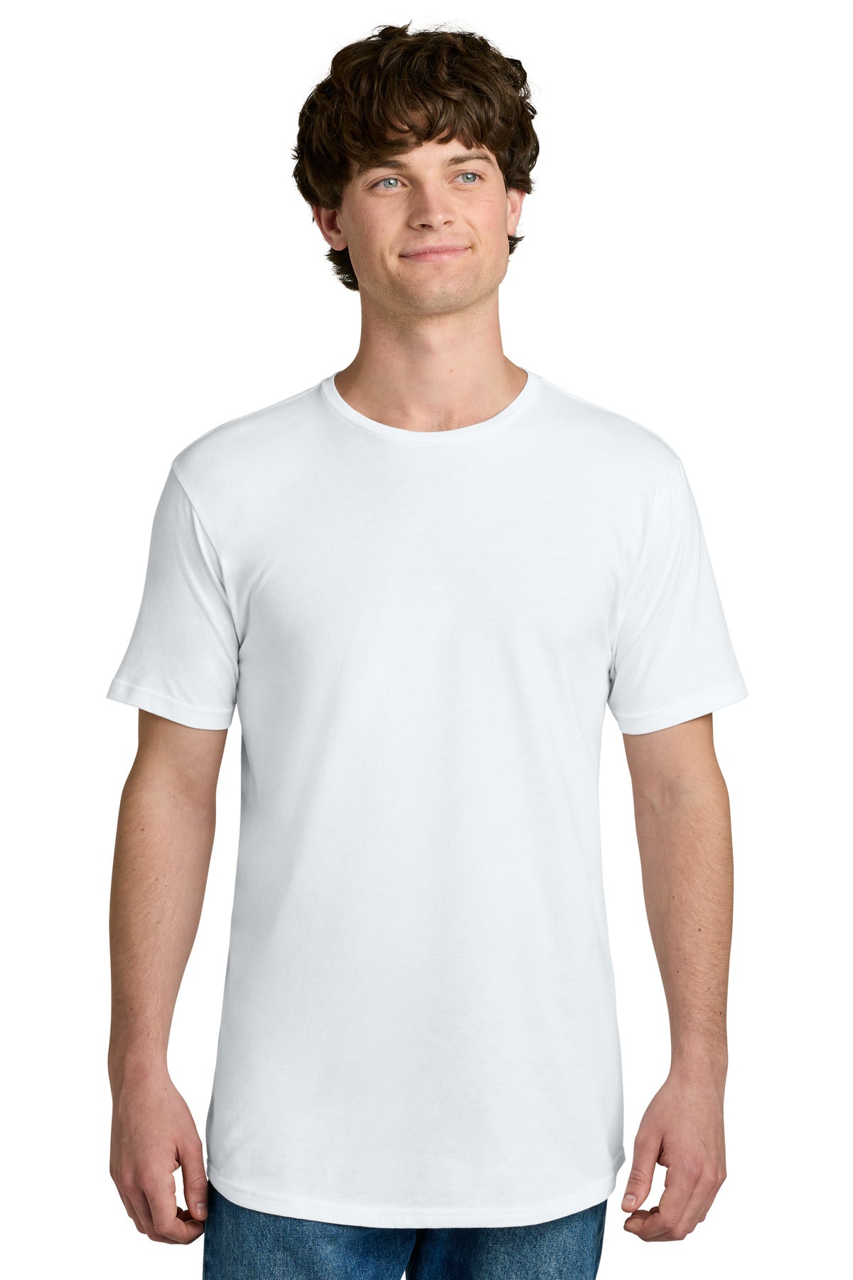 Next Level Apparel Cotton Long Body Tee NL3602 in White