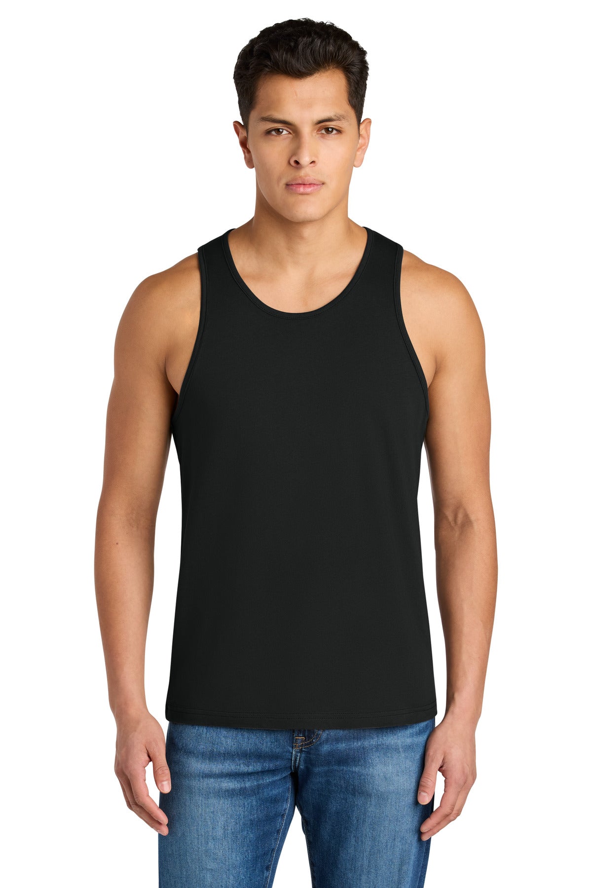 Next Level Apparel Cotton Muscle Tank NL3633 in Black
