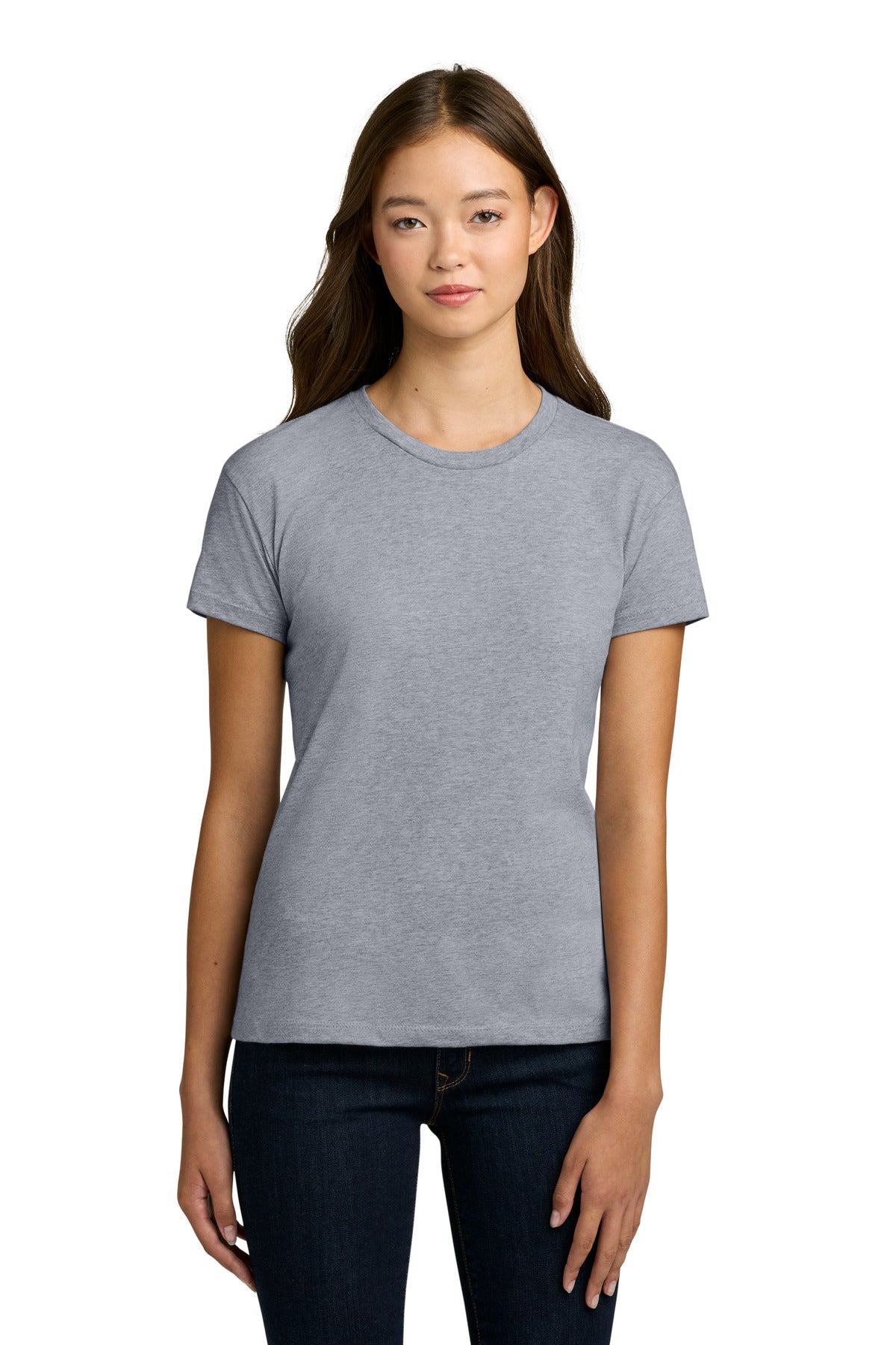 Next Level Apparel Women's Cotton Relaxed Tee NL3910 in Heather Gray