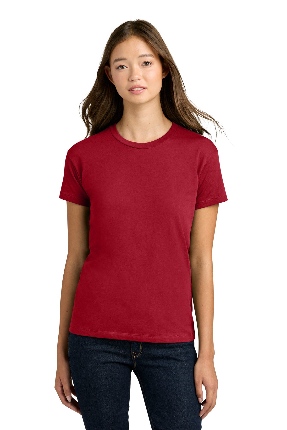 Next Level Apparel Women's Cotton Relaxed Tee NL3910 in Red