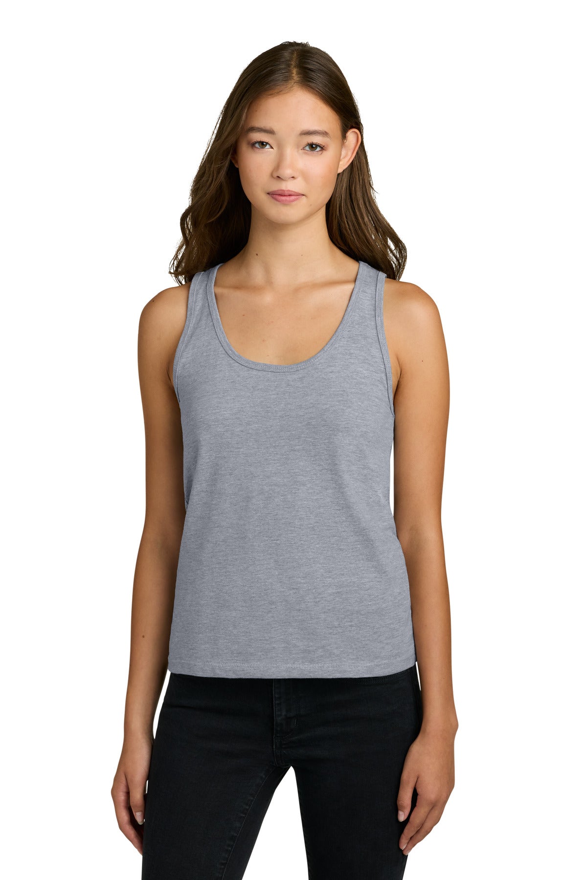Next Level Apparel Women's Cotton Tank NL3933 in Heather Gray