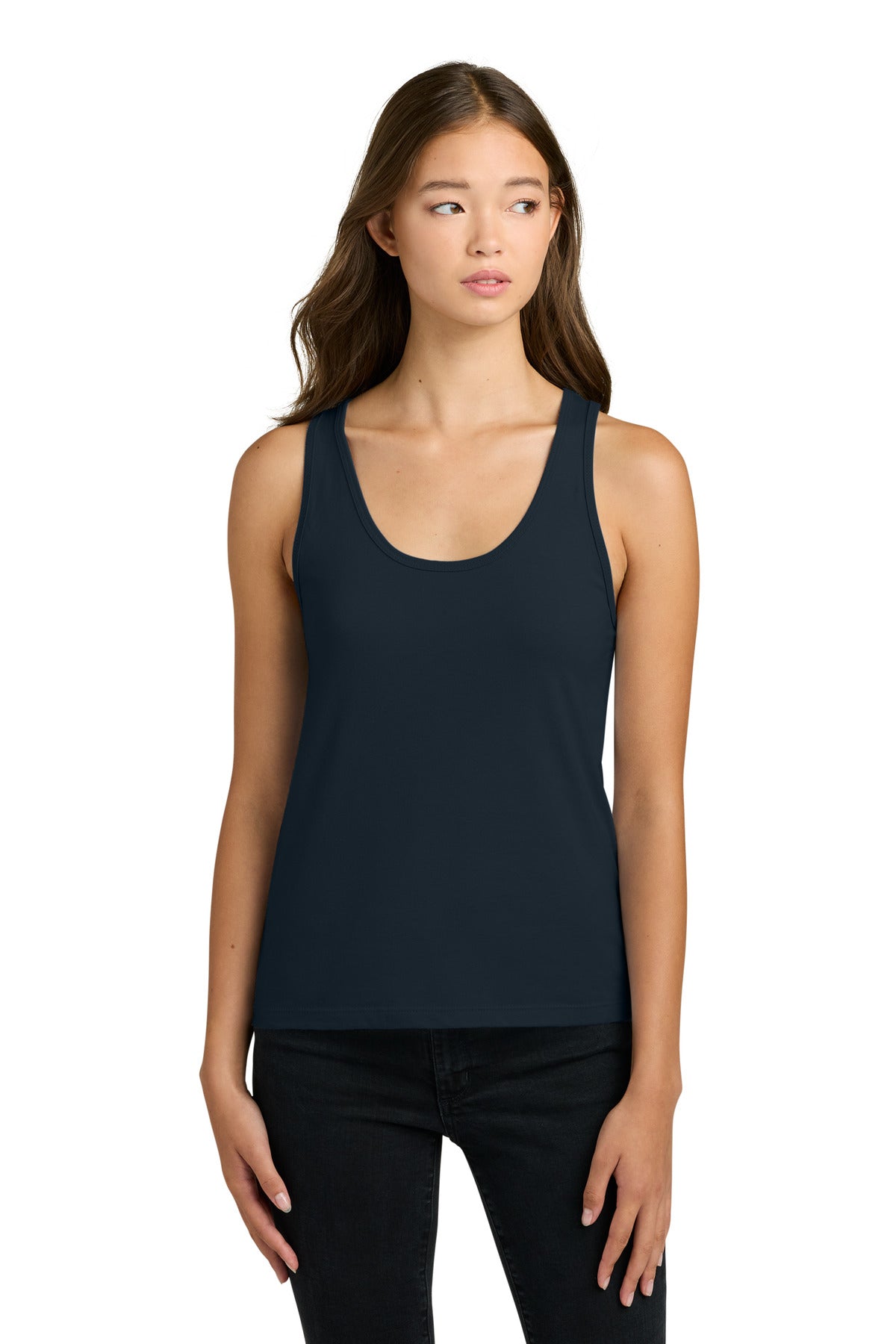 Next Level Apparel Women's Cotton Tank NL3933 in Midnight Navy