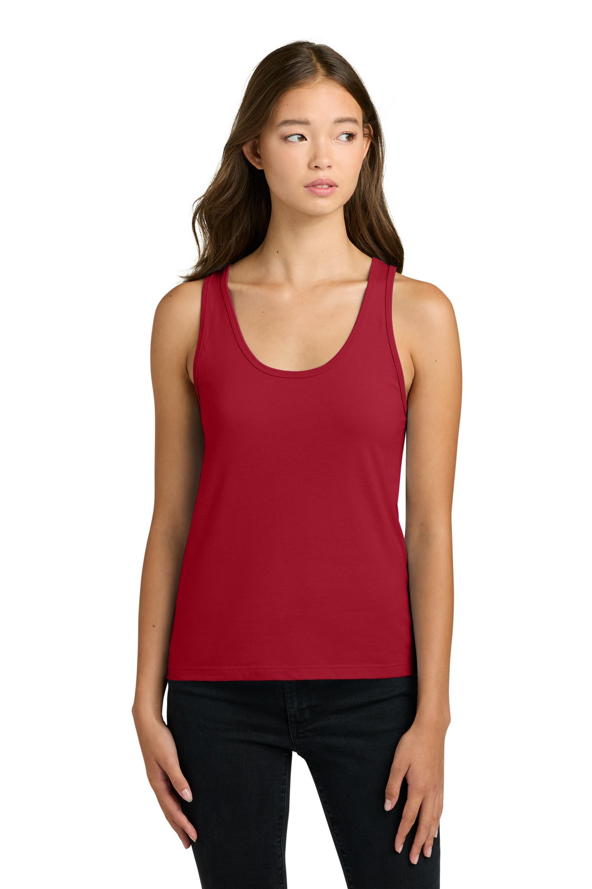 Next Level Apparel Women's Cotton Tank NL3933 in Red