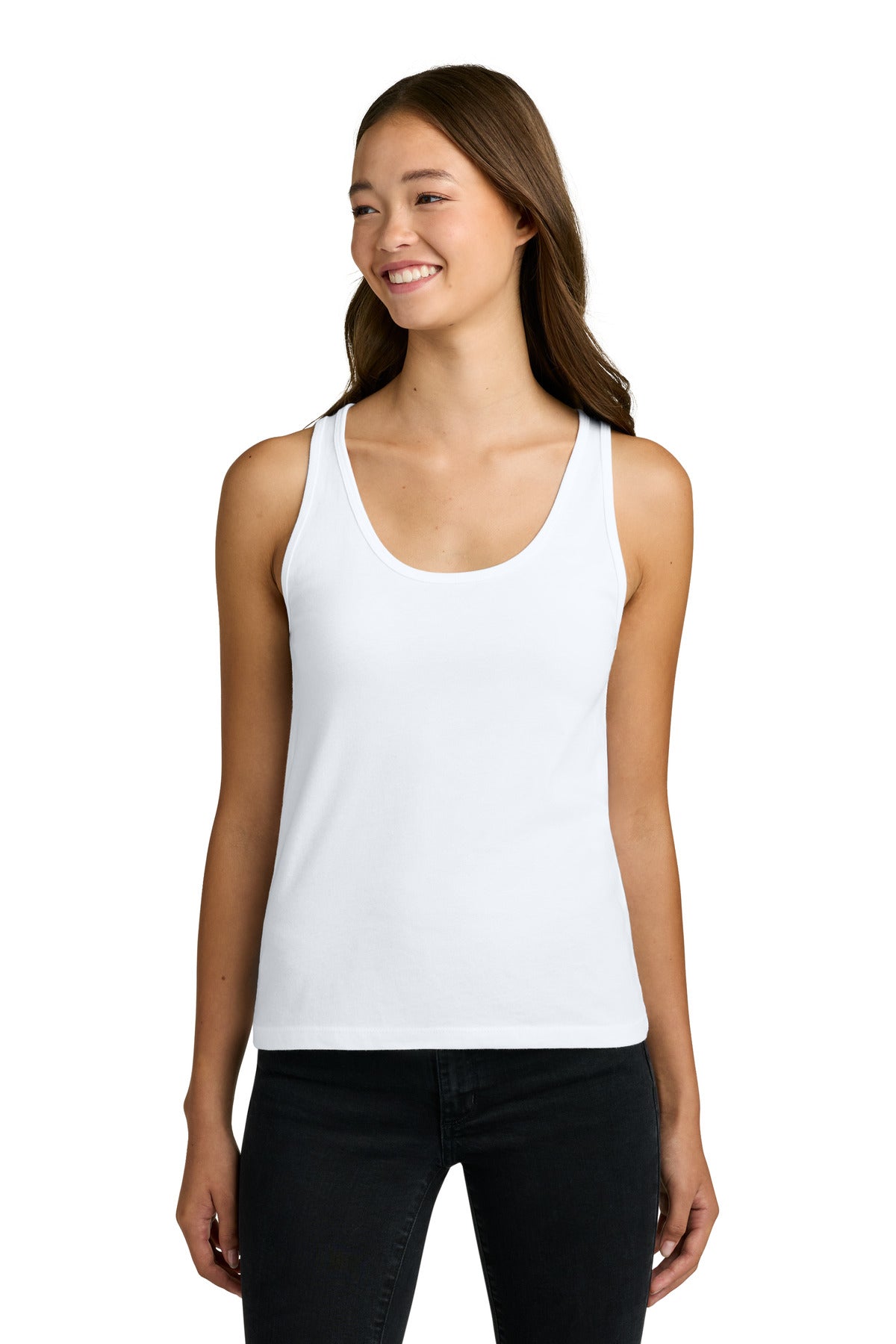 Next Level Apparel Women's Cotton Tank NL3933 in White