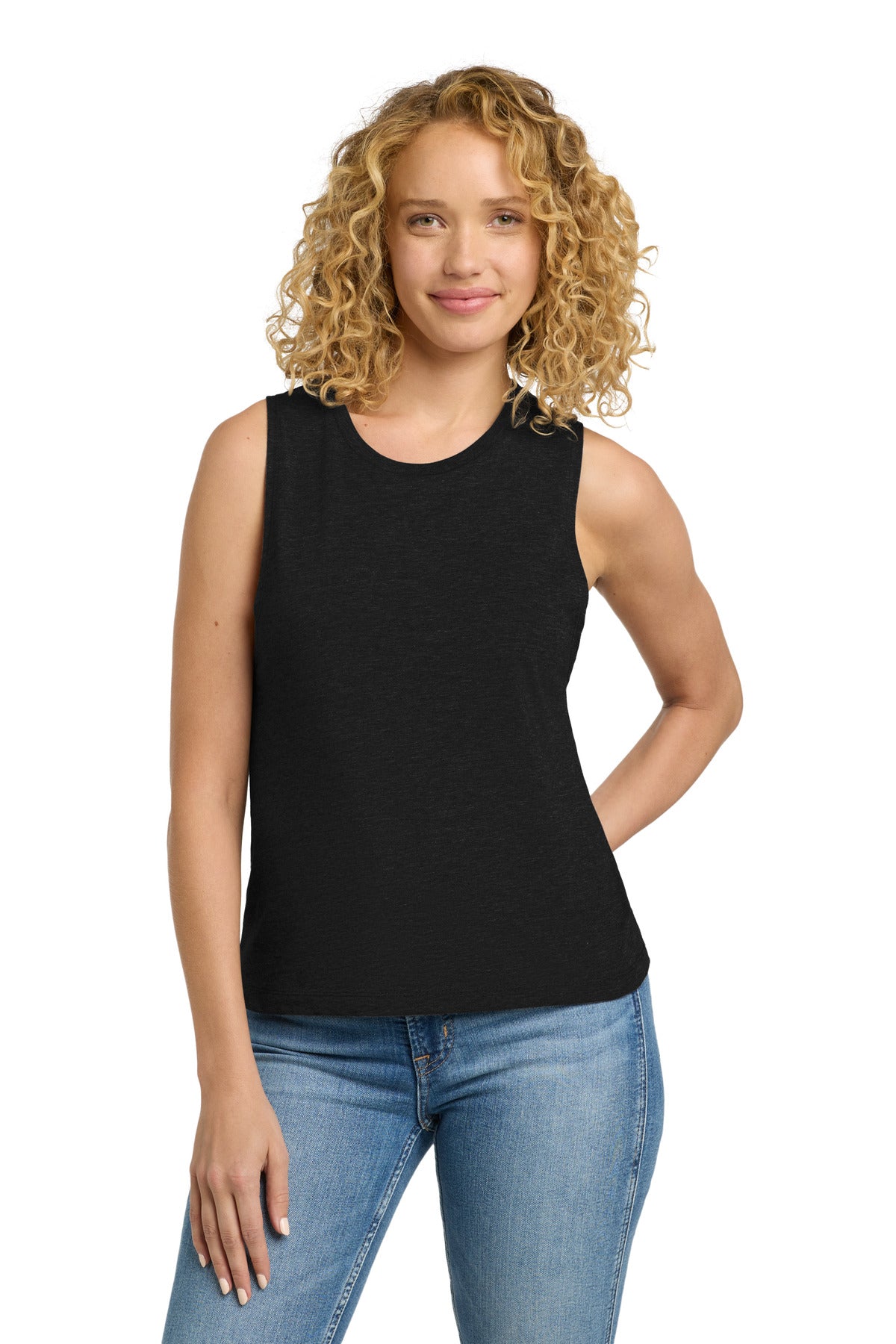 Next Level Apparel  Women's Festival Muscle Tank. NL5013 in Black