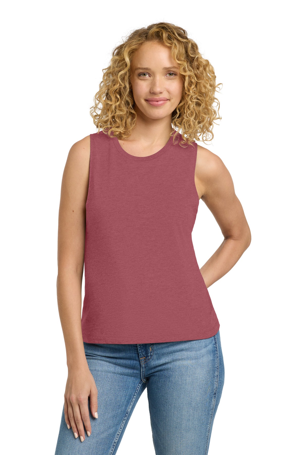 Next Level Apparel  Women's Festival Muscle Tank. NL5013 in Smoked Paprika