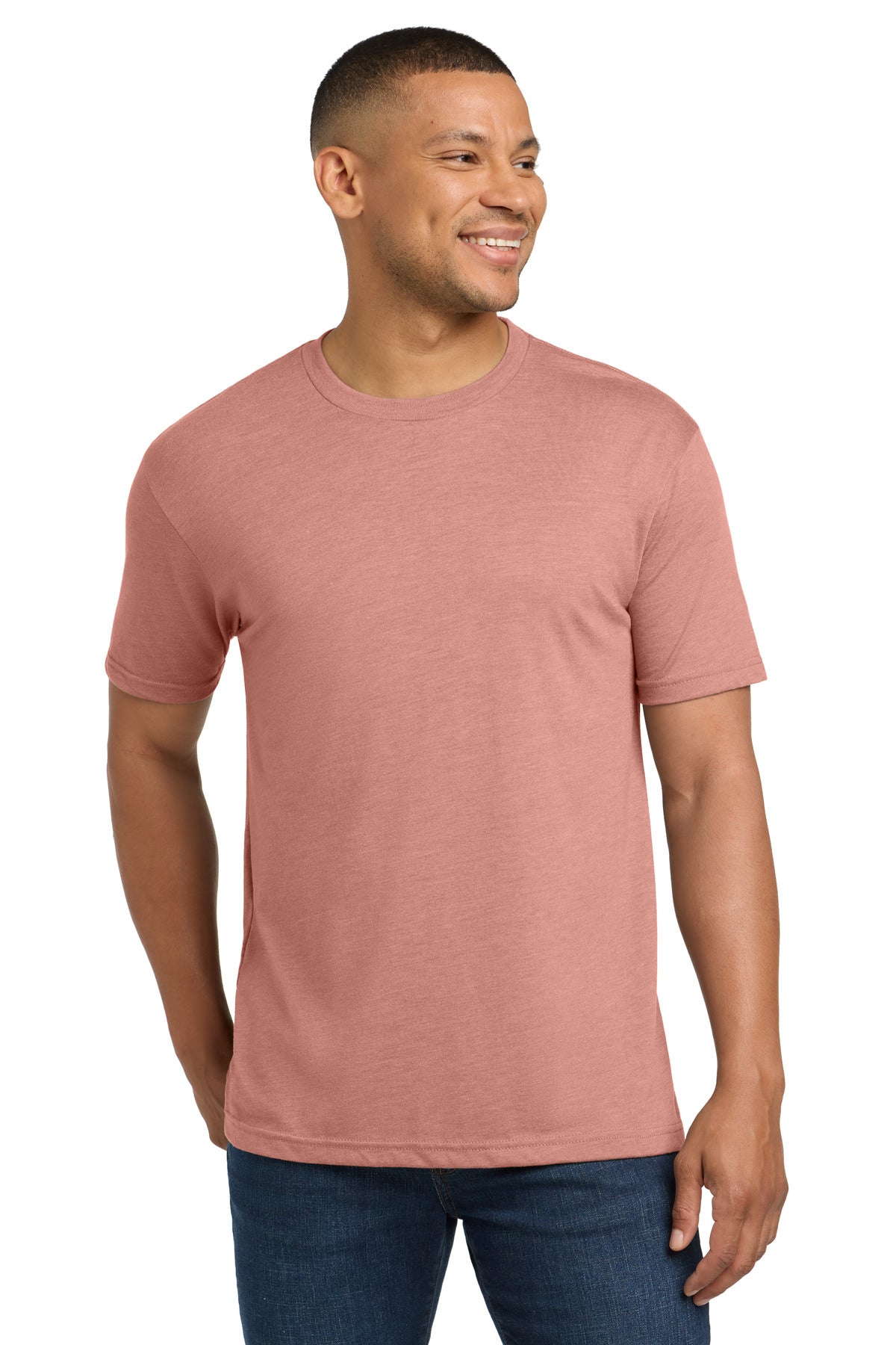 Next Level Apparel  Adult Tri-Blend Tee. NL6010 in Desert Pink