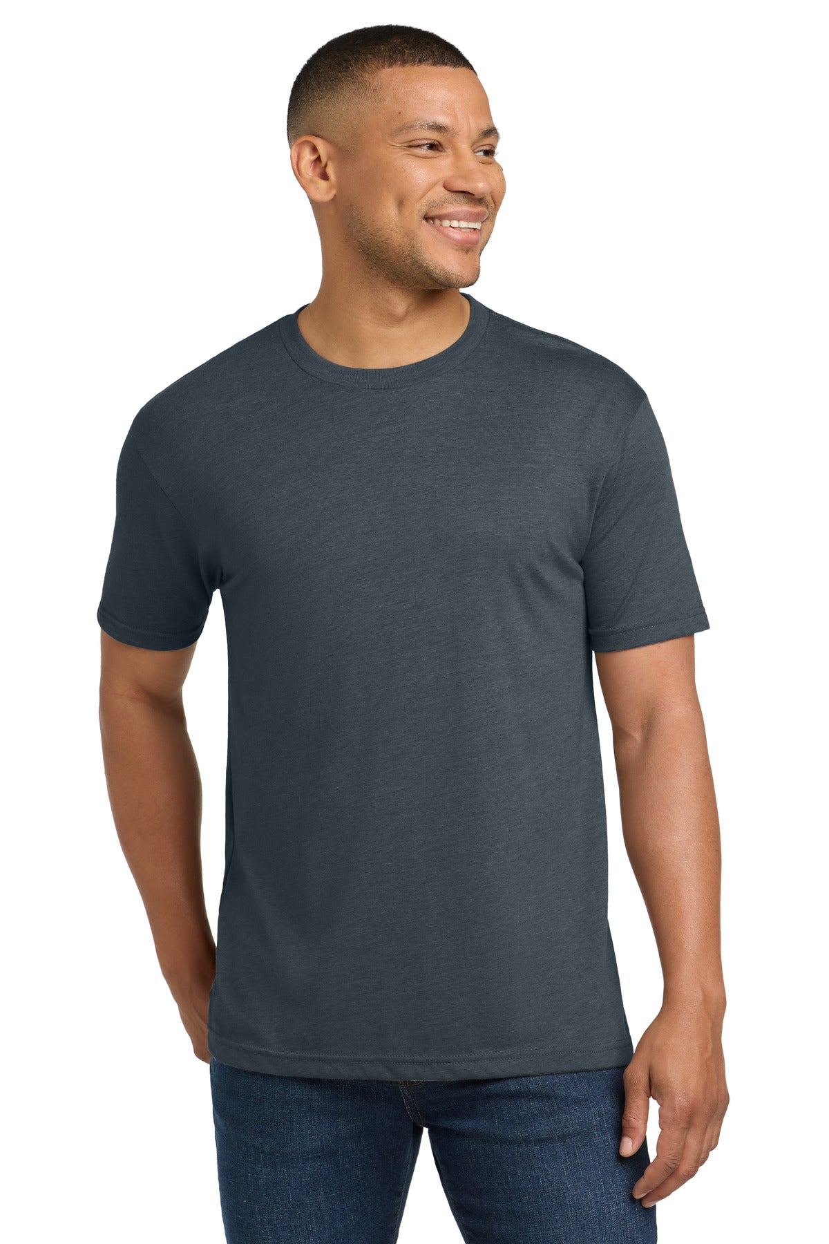 Next Level Apparel  Adult Tri-Blend Tee. NL6010 in Indigo