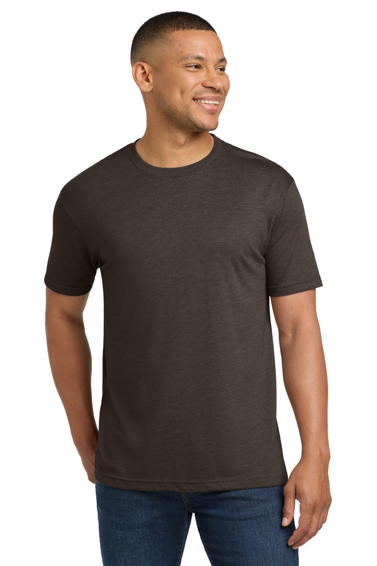 Next Level Apparel  Adult Tri-Blend Tee. NL6010 in Macchiato
