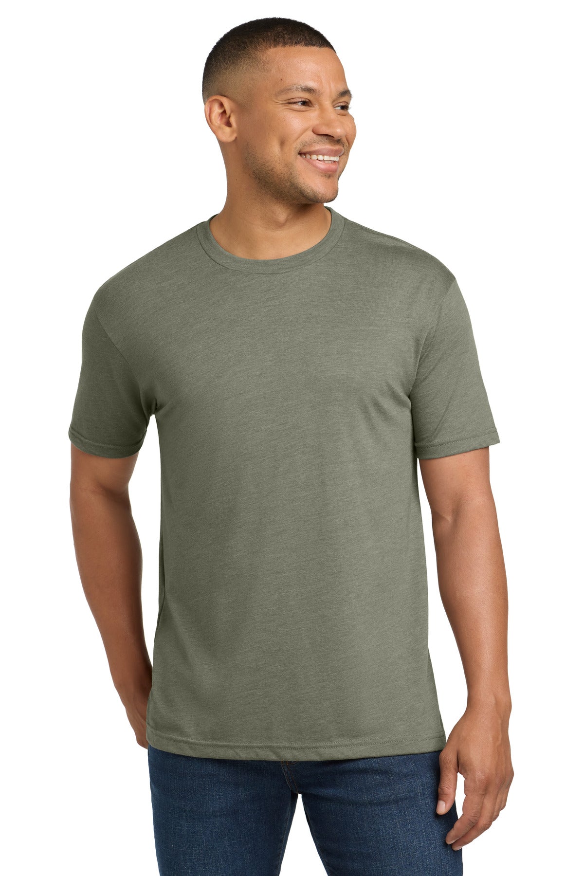 Next Level Apparel  Adult Tri-Blend Tee. NL6010 in Venetian Gray