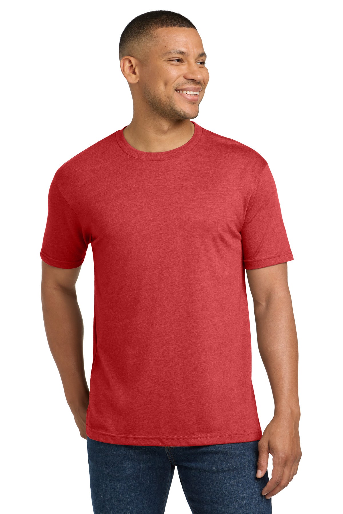 Next Level Apparel  Adult Tri-Blend Tee. NL6010 in Vintage Red