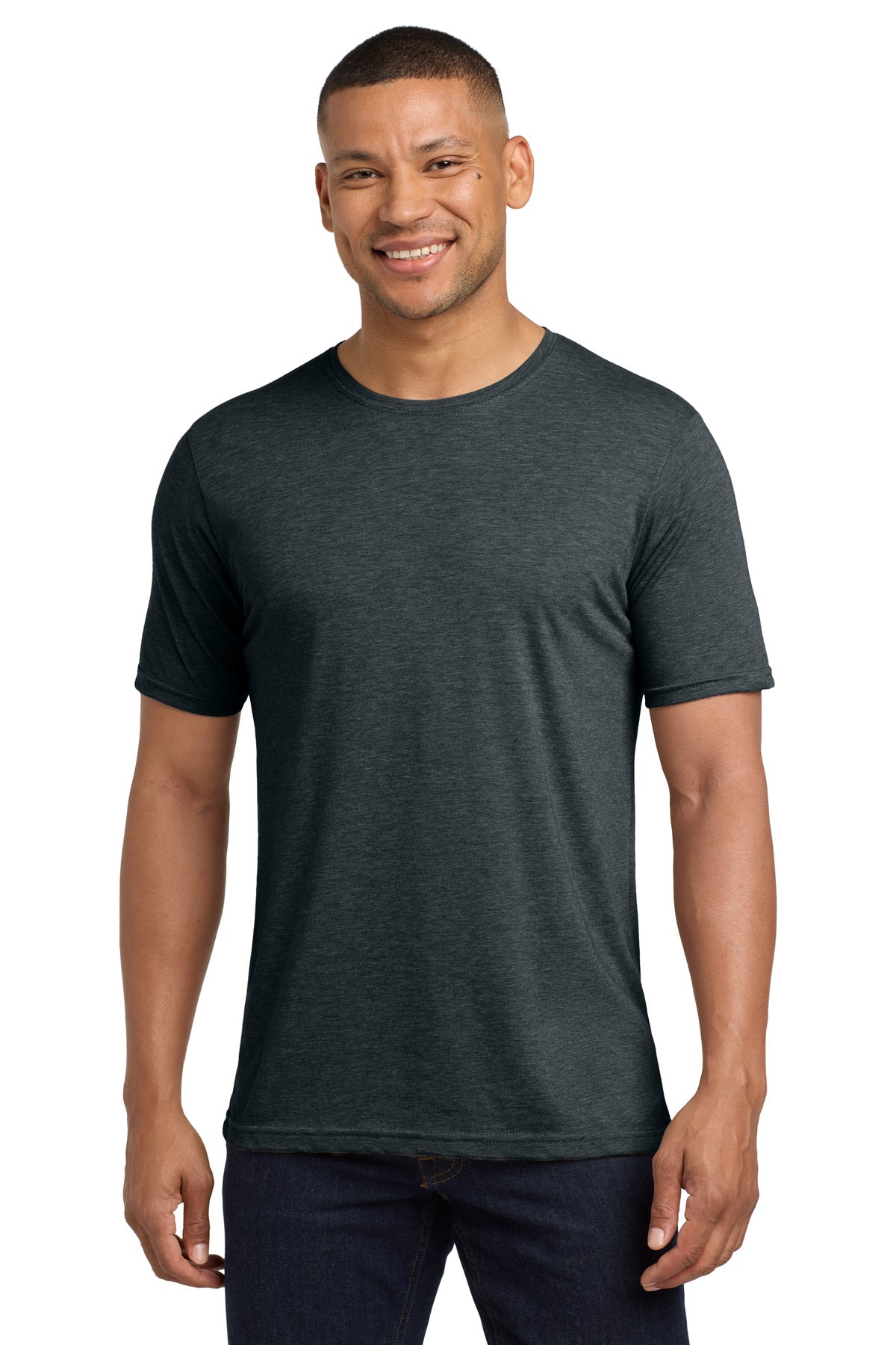 Next Level Apparel  Adult Poly/Cotton Tee. NL6200 in Antique Denim