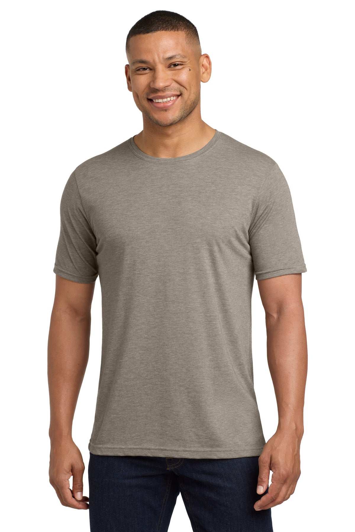 Next Level Apparel  Adult Poly/Cotton Tee. NL6200 in Ash