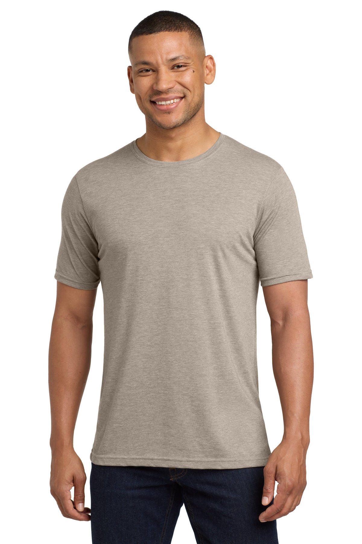 Next Level Apparel  Adult Poly/Cotton Tee. NL6200 in Silver