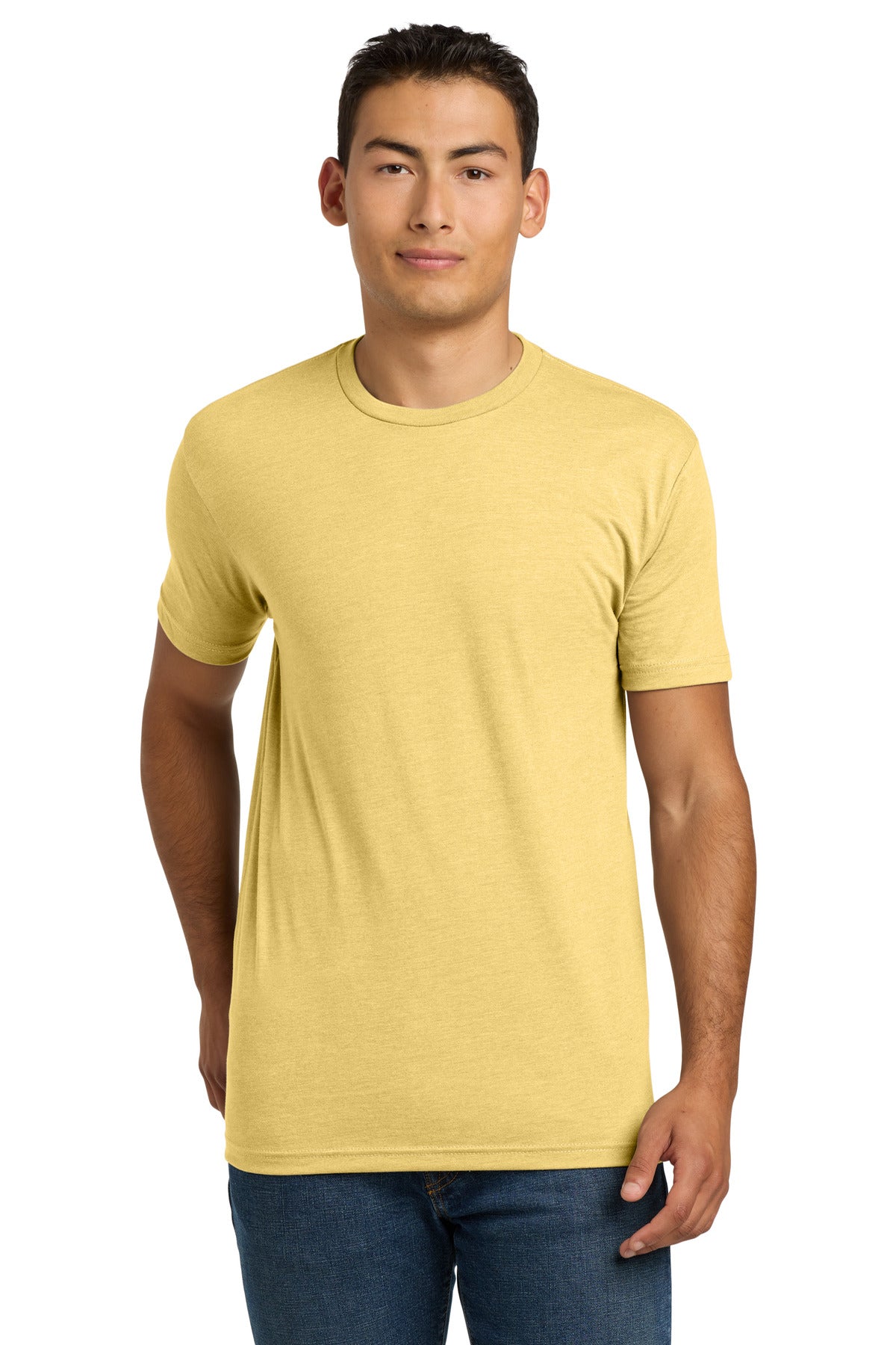 Next Level Apparel Adult CVC Tee. NL6210 in Banana Cream