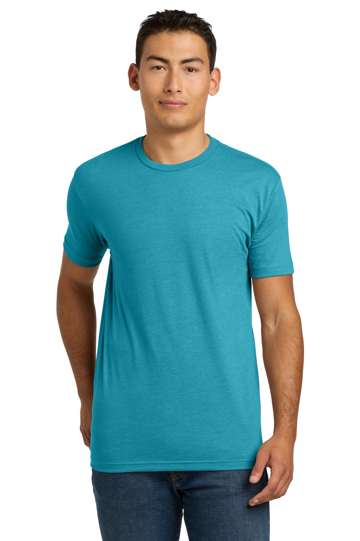 Next Level Apparel Adult CVC Tee. NL6210 in Bondi Blue