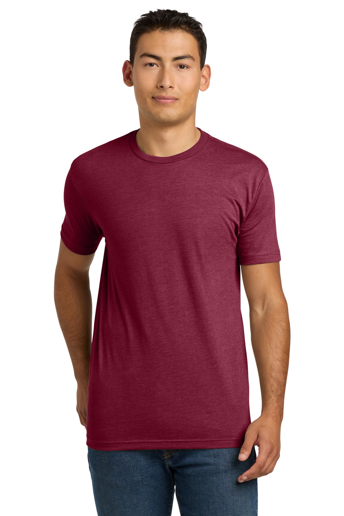 Next Level Apparel Adult CVC Tee. NL6210 in Cardinal