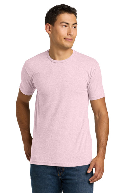 Next Level Apparel Adult CVC Tee. NL6210 in Heather Light Pink