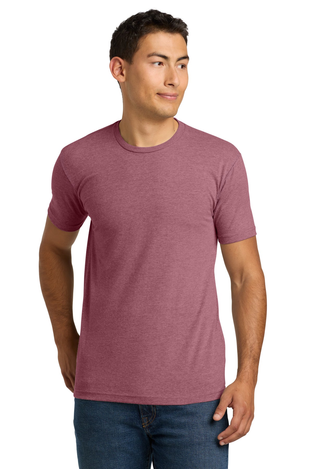 Next Level Apparel Adult CVC Tee. NL6210 in Heather Mauve