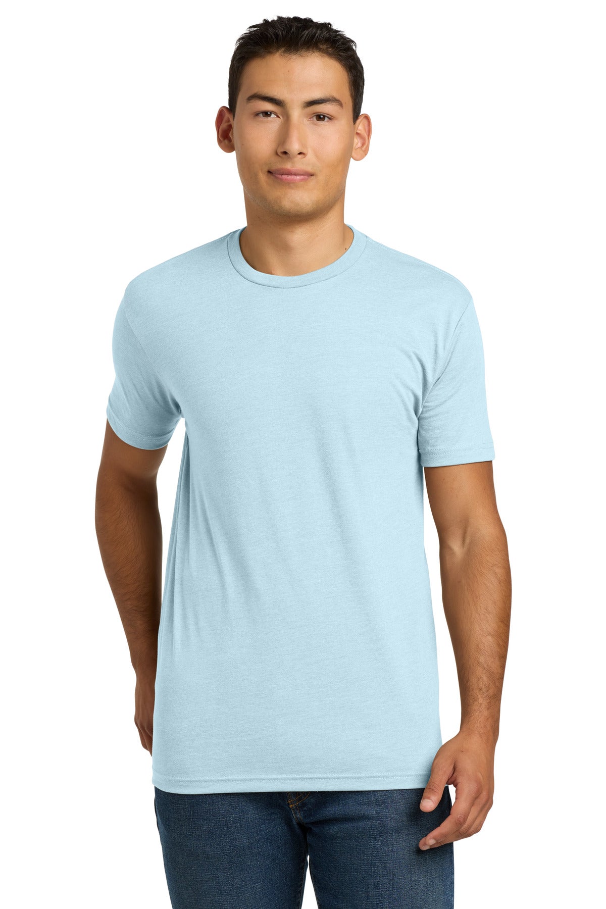 Next Level Apparel Adult CVC Tee. NL6210 in Ice Blue