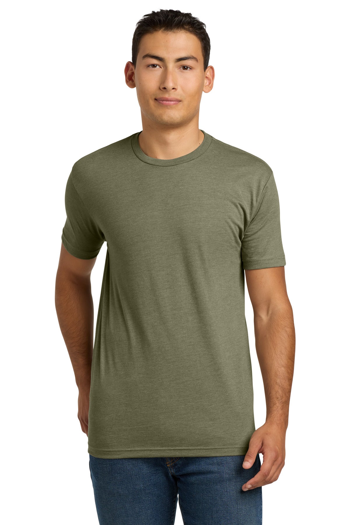 Next Level Apparel Adult CVC Tee. NL6210 in Light Olive