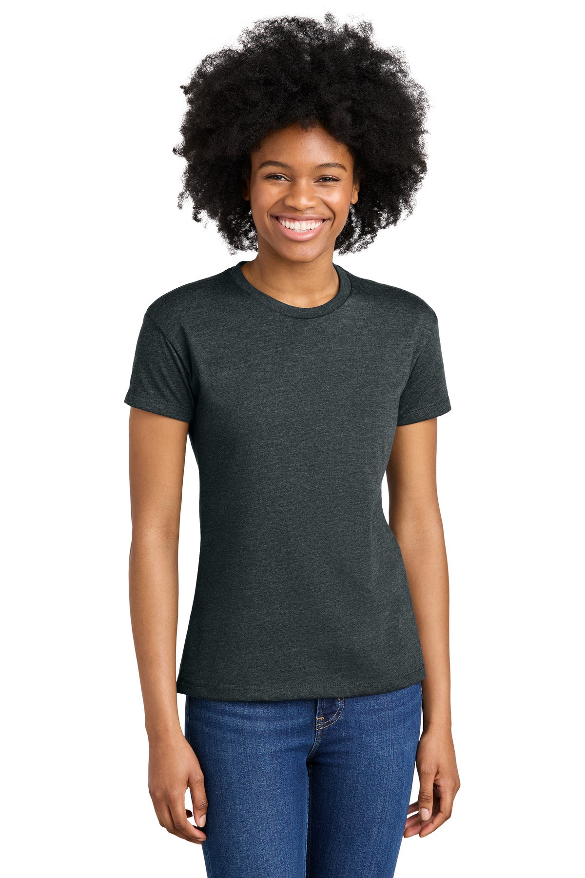 Next Level Apparel Women's CVC Relaxed Tee NL6600 in Charcoal