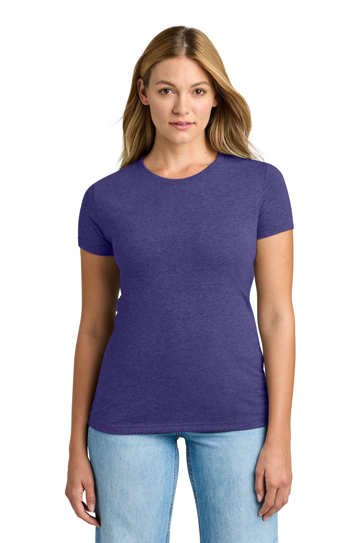 Next Level Apparel  Women's Tri-Blend Tee. NL6710 in Purple Rush