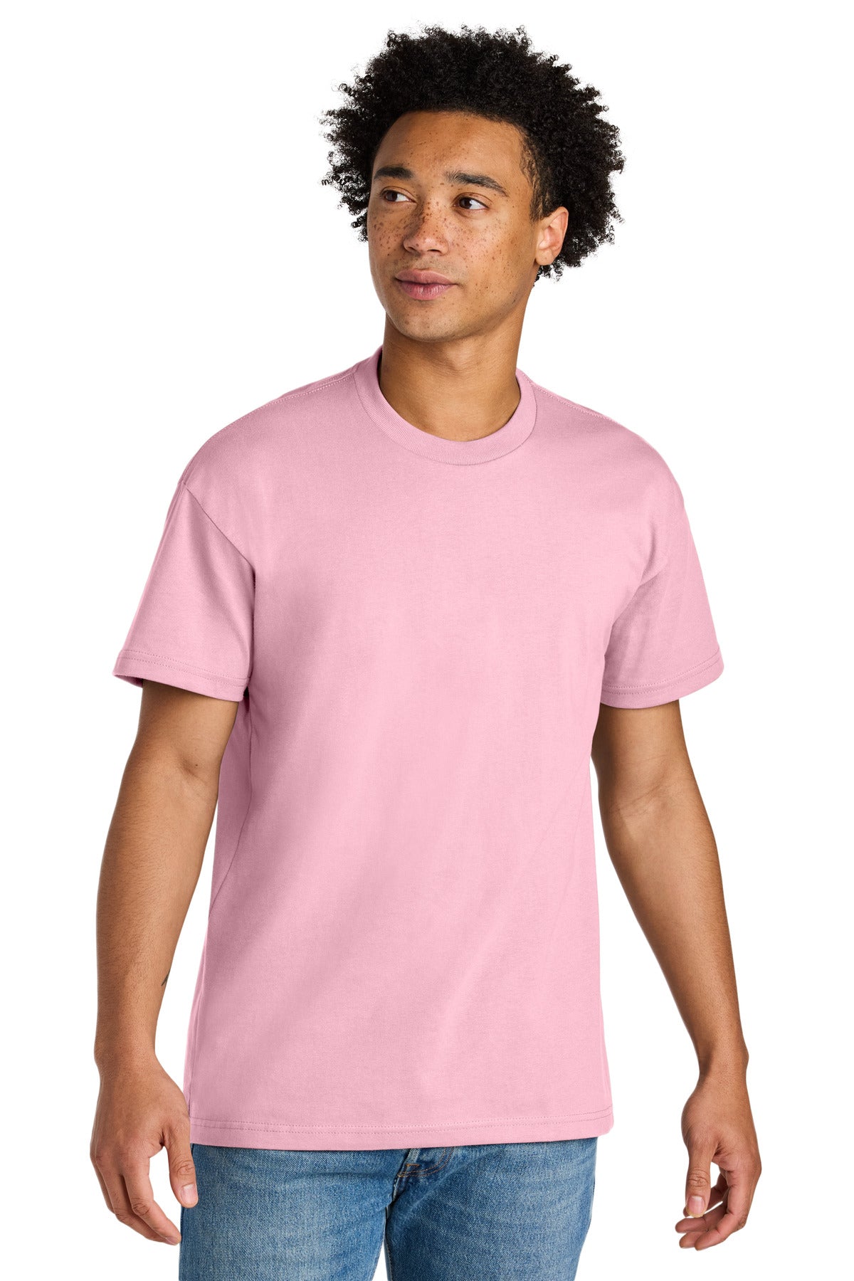 Next Level Apparel Heavyweight Tee NL7200 in Light Pink