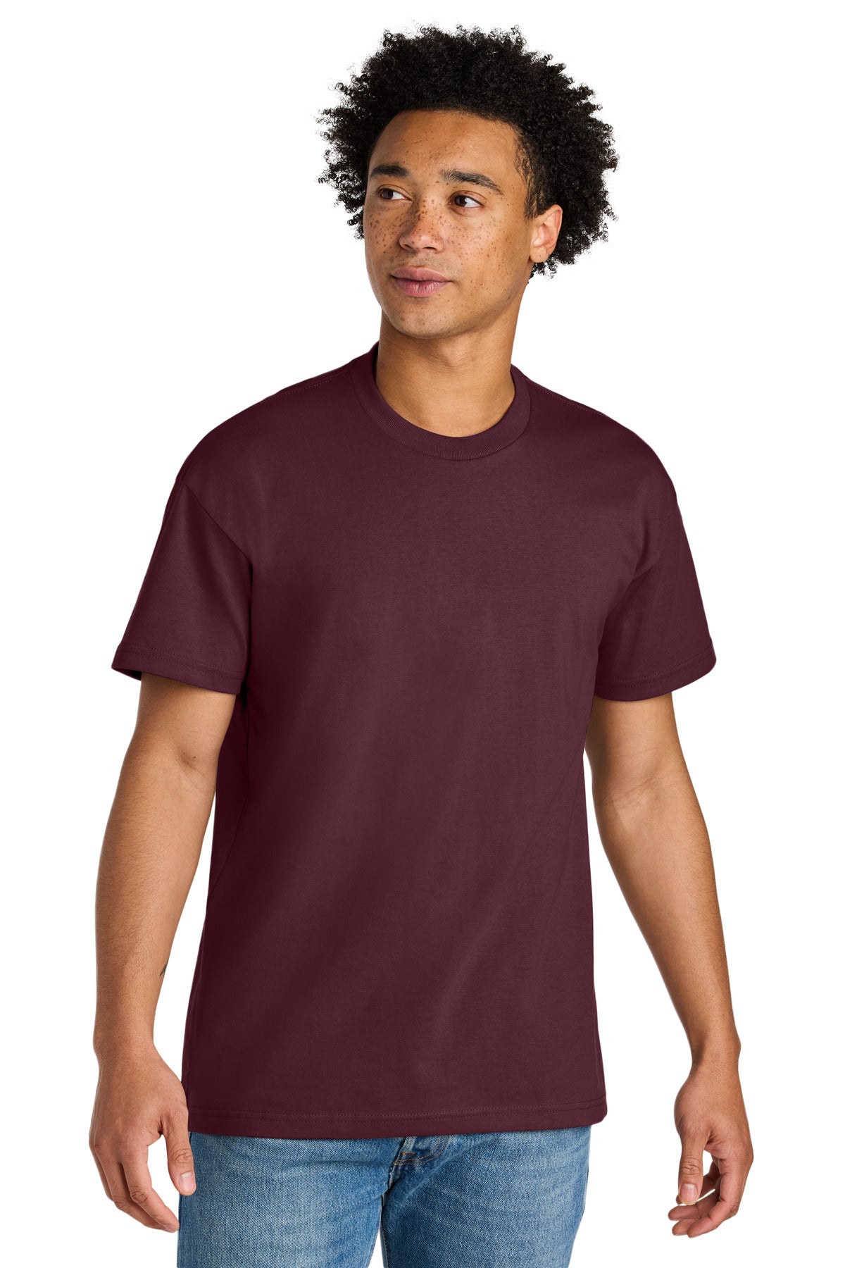 Next Level Apparel Heavyweight Tee NL7200 in Maroon