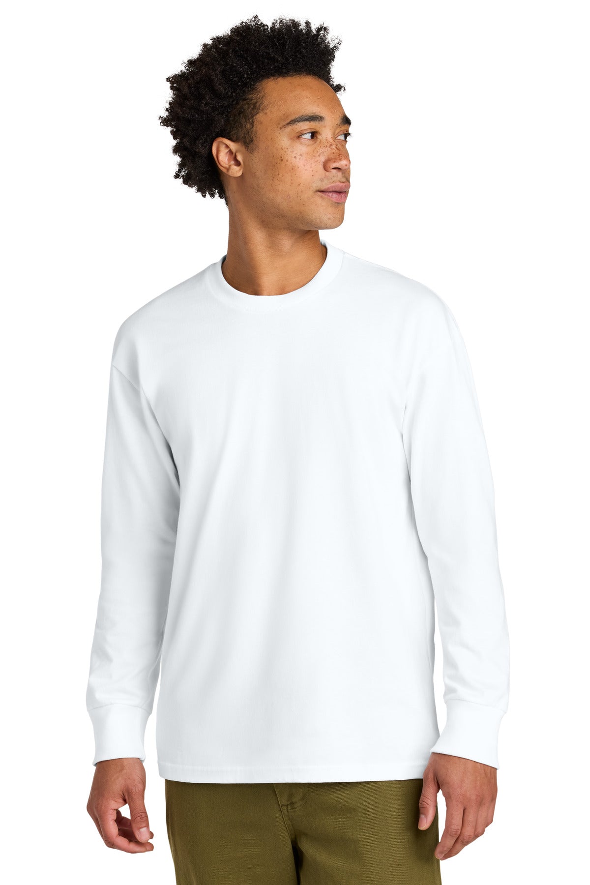 Next Level Apparel Heavyweight Long Sleeve Tee NL7211 in White